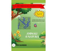 Parole Intrecciate per Bambini (6-10 anni): 26 crucipuzzle ricerca parole a tema con più di 250 parole nascoste, disegni da colorare, quiz e giochi di logica