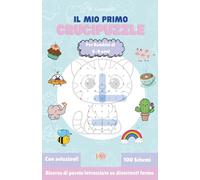 Parole Intrecciate per bambini 6-8 anni: 100 Crucipuzzle su divertenti forme, formato ideale per i viaggi, completo di soluzioni