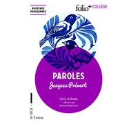 Jacques Prévert – Paroles – Gallimard Poche (Scolaire / Universitaire)