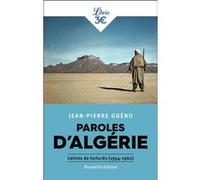 Paroles d'Algérie Jean-Pierre Guéno (Auteur)