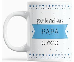 Paroles d'amour Cadeau Papa Fete des peres Mug Pour le Meilleur Papa du Monde Idée cadeau originale pour Noel Anniversaire Fête des papas