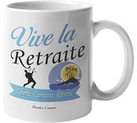 Paroles d'amour Cadeau Retrait Homme Depart Collegue de travail Tasse cadeau pour un collegue vive la retraite Tasse retraite homme