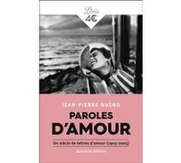 Paroles d'amour Jean-Pierre Guéno (Auteur)
