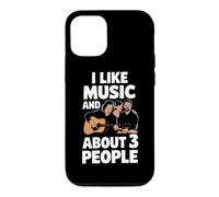 Paroles de Chanson I Like Music and About 3 People Fan Coque pour iPhone 12/12 Pro