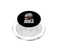 Paroles de Chanson I Like Music and About 3 People Fan PopSockets PopGrip pour MagSafe