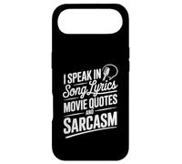 Paroles de Chanson I Speak in Song Citations de Film et Humour Sarcasme Coque pour iPhone Air