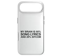 Paroles de Chanson My Brain is 80% & 20% Sitcom (Funny Statement) Coque pour iPhone Air