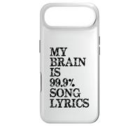 Paroles de Chanson My Brain is 99% | Cadeau Amusant pour Les Amateurs de Musique Coque pour iPhone Air