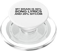 Paroles de Chanson My Brain is et Sitcom (Funny Statement) PopSockets PopGrip pour MagSafe
