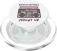 Paroles de chansons Regulators Mount Up 90s Old School Hip-Hop PopSockets PopGrip pour MagSafe