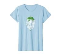 Paroles de Lennon et McCartney - Strawberry Fields T-Shirt, Femme, Bleu Céleste, M