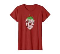 Paroles de Lennon et McCartney - Strawberry Fields T-Shirt, Femme, Canneberge, XL