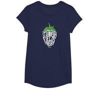 Paroles de Lennon et McCartney - Strawberry Fields T-Shirt, Fille, Bleu Marine, XS