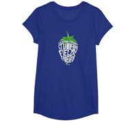 Paroles de Lennon et McCartney - Strawberry Fields T-Shirt, Fille, Bleu Royal, S