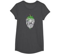 Paroles de Lennon et McCartney - Strawberry Fields T-Shirt, Fille, Chiné Foncé, XS