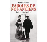 Paroles de nos anciens