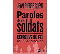 Paroles de nos soldats Jean-Pierre Guéno (Auteur)