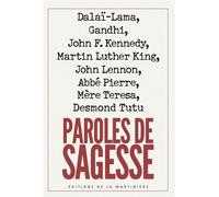 Paroles de sagesse - Collectif - La Martiniere Eds De - broché - Essai