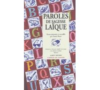 Paroles de sagesse laïque