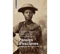 Paroles d'esclaves - Frédéric Régent - Hachette Pluriel Reference - Poche - Essai