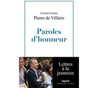 Paroles d'honneur Pierre de Villiers (Auteur)