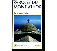 Paroles du mont Athos