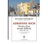 Paroles D'un Monde Difficile - Poèmes 1988-2004