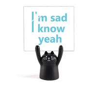 Paroles I Am Sad Art Déco Mode Mémo Cartoon Chat Noir Décoration
