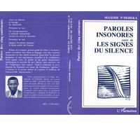Paroles insonores suivi de Les singes du silence - Maxime N'Debela - L'harmattan - broché - Livre
