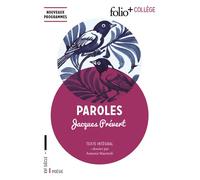 Jacques Prévert – Paroles – Gallimard Poche (Scolaire / Universitaire)