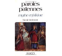 Paroles païennes. Mythe et folklore