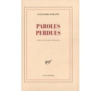 Paroles perdues