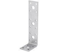 Parotec 10 Connecteurs d'angle en métal pour charpente, montage, 150 x 50 x 35 x 2,5 mm, fixation poteau bois, équerre métallique renforcée, acier galvanisé, connecteur bois