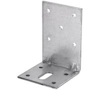 Parotec 10 Connecteurs d'angle lourd pour charpente, montage, 90 x 60 x 60 x 2,5 mm, connecteur bois, équerre métallique, acier galvanisé, angle renforcé, équerre de fixation