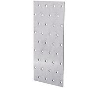 Parotec 10 pièces équerre métallique perforée pour menuiserie connecteur bois robuste assemblage métallique acier galvanisé fixation solide et durable connecteur de fixation 80 x 180 x 2 mm