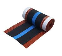 Parotec Bande de faîtage, Premium, 310 mm x 5 m, RAL 8004 Rouge Brique | Ruban de ventilation et d’étanchéité pour toits, Aluminium plissé & tissu non tissé haute performance, rouleau d'arêtier