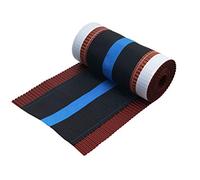 Parotec Bande de faîtage, Premium, 310 mm x 5 m, RAL 8012 Rouge | Ruban de ventilation et d’étanchéité pour toits, Aluminium plissé & tissu non tissé haute performance, rouleau d'arêtier
