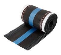 Parotec Bande de faîtage Premium 5 ml 240 mm - RAL 7021 Graphite | rouleau d'arêtier, bande d'arêtier, rouleau de faîtage, bandes d’aluminium, tissu polyester, bandes butyle, protection UV