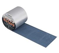 Parotec BuTape Bande d'Étanchéité Aluminium Butyle - Réparation Toiture - Imperméable, Résistante aux UV et Intempéries, Forte Adhérence - 75 mm x 10 m - 7 Couleurs (Gris Aluminium)