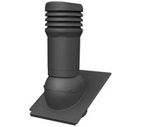 Parotec - Cheminée de Ventilation Isolée DN125 pour Tuiles BMI Monier Teviva - Aérateur de Toit - Système d'Aération de Toit (RAL 7016 - Anthracite)