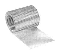 PAROTEC Grille de ventilation en aluminium en rouleau 100 mm x 5 m - Bande d’égout perforée pour ventilation du toit et de la façade - Protection contre et les petits animaux et les insectes