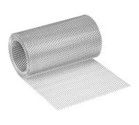 PAROTEC Grille de ventilation en aluminium en rouleau - 150 mm x 5 m - Bande d’égout perforée pour ventilation du toit et de la façade - Protection contre et les petits animaux et les insectes