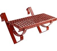 Parotec Marche de toit 60cm pour tuiles - RAL3009 Rouge Châtaigne | Kit complet - Pour tuiles et tuiles type queue de castor à accrocher - Avec matériel de montage