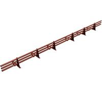 Parotec PARE-NEIGE Kit Tubulaire Complet 3,0 m (300 cm) - Pour toits en tuiles (céramique/béton) - pare-neige/système antineige - 3 tubes, 6 supports - 10 couleurs - RAL 8004 Rouge tuile terre cuite