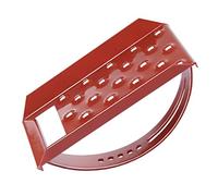 Parotec, Running Grate 25 cm x 15cm, pas de toit, piste de podium de cheminée de création d'escalade, grille, simple -off, RAL 3011 Rouge