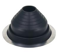 Parotec Solin de Toit, Passage du Toit, Flexible - Diamètre de 75 à 160 mm | Étanche - Fabriqué d'EPDM - Résistant aux Hautes Températures - Universel - Ronde Tuile Métallique