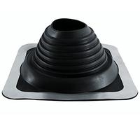 Parotec Solin de Toit - Passage du Toit, Flexible - Diamètre de 95 à 197 mm | Étanche - Fabriqué d'EPDM - Résistant aux Hautes Températures - Universel - Carrée Tuile Métallique