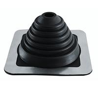 Parotec Solin de Toit - Passage du Toit - Flexible - Étanche - Fabriqué d'EPDM - Résistant aux Hautes Témperatures - Universel - Carrée Tuile Métallique - Diamètre de 22 à 102 mm