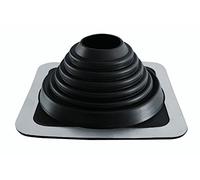 Parotec Solin de Toit - Passage du Toit - Flexible - Étanche - Fabriqué d'EPDM - Résistant aux Hautes Témperatures - Universel - Carrée Tuile Métallique - Diamètre de 70 à 178 mm