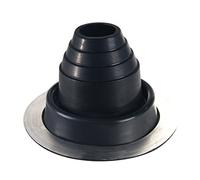 Parotec Solin de Toit - Passage du Toit - Flexible - Étanche - Fabriqué d'EPDM - Résistant aux Hautes Témperatures - Universel - Ronde Tuile Métallique - Diamètre de 44 à 76 mm